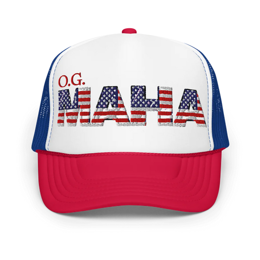 Foam Trucker Hat | Otto Cap 39-165 | OG MAHA